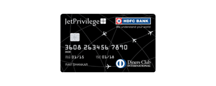 JetPrivilege HDFC Bank Diners Club Credit Card